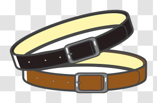 Icon - Black And Brown Belts Transparent PNG
