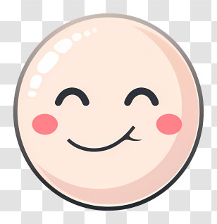 Emotes - Cute Smiley Emoji Face Transparent PNG