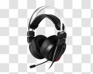 MSI Headset Immerse GH60 Gaming Headphones IMMERSE GH70 Micro-Star International - Electronic Device - Computer Microphone Transparent PNG