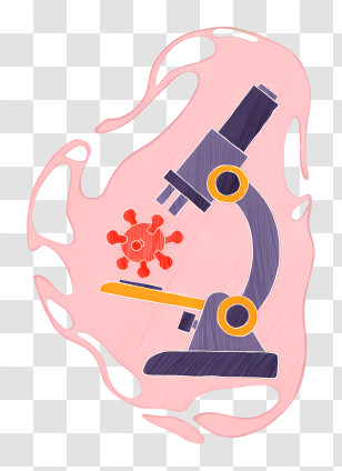 Microscope - Microscope Observing Virus Transparent PNG