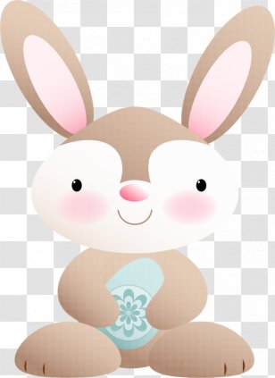 Rabbit Hare Easter Bunny Animal Image - Pink Transparent PNG