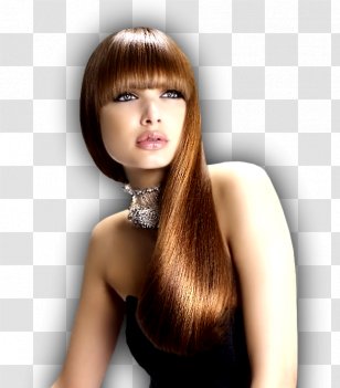 Hairstyle Bangs Long Hair Artificial Integrations - Barber Transparent PNG