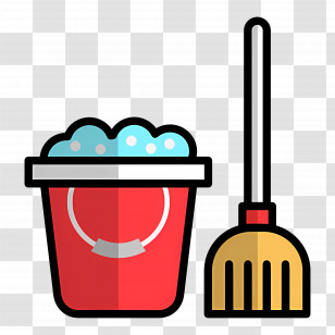 Cleaning Mop - Household Cleaning Supplies Transparent PNG