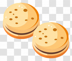 Biscuits - Cream-Filled Biscuits Illustration Transparent PNG
