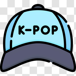 Kpop - K-POP Cap Illustration Transparent PNG