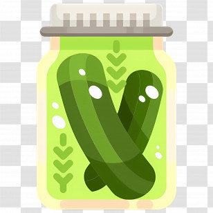 Pickle Jar - Pickle Jar With Cucumbers Transparent PNG