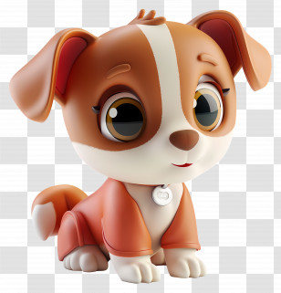 Kawaii Cute Puppy - Adorable Cute Puppy Toy Transparent PNG