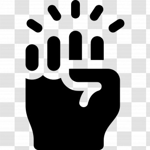 Fist Hand - Raised Hand Symbol Transparent PNG