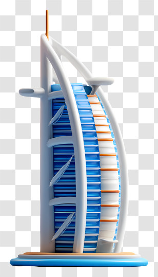 Burj Al Arab - Iconic Modern Building Transparent PNG