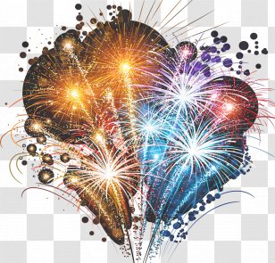 Fireworks Desktop Wallpaper New Year Party Transparent PNG
