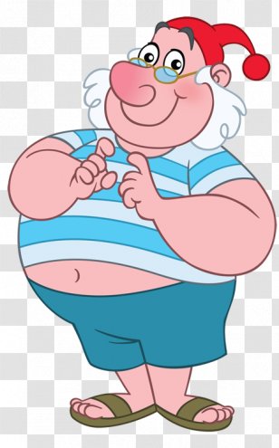 Smee Captain Hook Peter Pan Disney Junior Neverland - Tree - Glenn Cliparts Transparent PNG