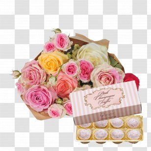 Garden Roses Floral Design Cut Flowers Flower Bouquet - Petal Transparent PNG