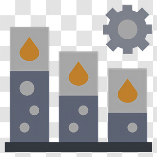 Oil Industry - Oil Refinery Plant Transparent PNG