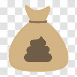 Poop Bag - Brown Poop Bag For Waste Disposal Transparent PNG