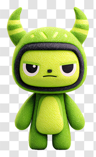 Monster - Green Toy Figure For Kids Transparent PNG