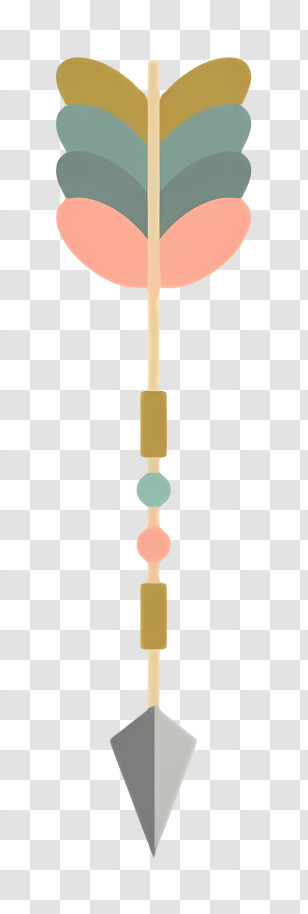 Arrow - Vertical Decorative Arrow Transparent PNG