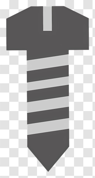 Striped T Shirt - Gray Screw For Fastening Transparent PNG