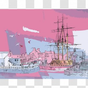 Ship Of The Line Steam Frigate Brigantine York Place Gallery First-rate - Brig Transparent PNG
