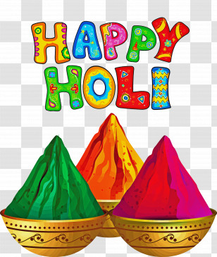 Happy Holi Transparent PNG