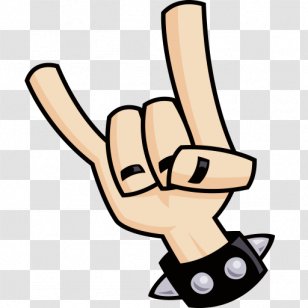 Sign Of The Horns Heavy Metal Vector Graphics Rock And Roll Clip Art - Watercolor Transparent PNG