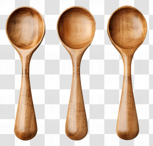 Wooden Spoon - Wooden Spoons For Cooking Transparent PNG