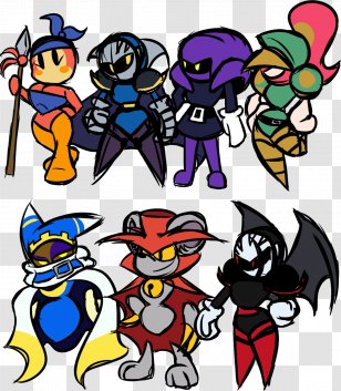 Kirby's Adventure Meta Knight Sketch - Magolor - Recreation Transparent PNG