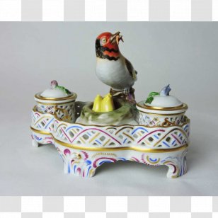 Herend Porcelain Manufactory Green Blue Tableware - Gold - Mother Hand-painted Transparent PNG