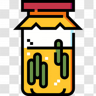 Pickle Jar - Pickle Jar In Cartoon Style Transparent PNG