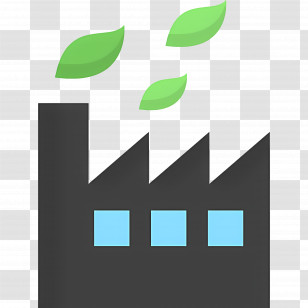 Sustainability - Eco-Friendly Factory Icon Transparent PNG