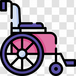 Wheelchair - Wheelchair Icon For Accessibility Transparent PNG