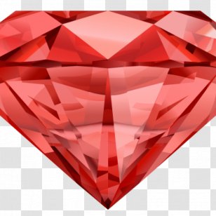 Ruby Gemstone Clip Art Diamond - Birthstone - Level 3 Gymnastics Skills Transparent PNG