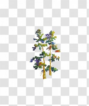 Watercolor Landscape Painting Drawing - Cut Flowers - Angery Transparent PNG