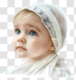 Baby Girl - Baby With Blue Eyes Transparent PNG