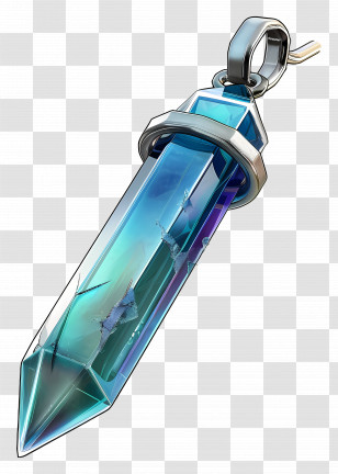 Crystal Pendant - Blue Crystal Pendant Transparent PNG