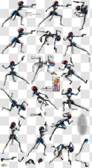 Marvel: Avengers Alliance Mystique Carol Danvers Sprite - Computer Graphics Transparent PNG