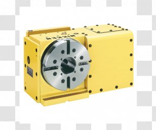 Machine Tool Computer Numerical Control Rotary Table - Yellow Transparent PNG