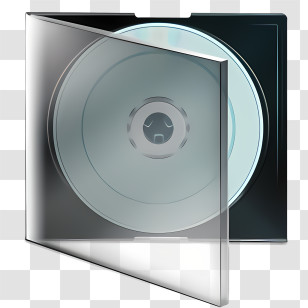Cd - Transparent CD Case With Disc Transparent PNG