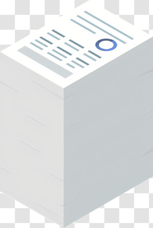 Cartoon - Stack Of Papers For Office Use Transparent PNG