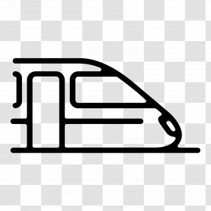 Bullet Train - High-speed Train Icon Transparent PNG