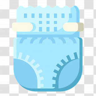 Diaper - Cartoon Baby Diaper Transparent PNG