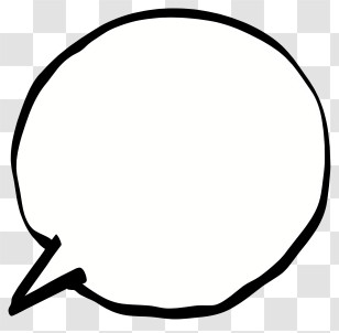 Text Box - Empty Cartoon Speech Bubble Illustration Transparent PNG