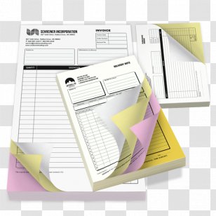 Carbonless Copy Paper Form Printing NCR Corporation - Purchase Order Transparent PNG