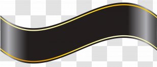 Black Ribbon Banner Clip Art Transparent PNG
