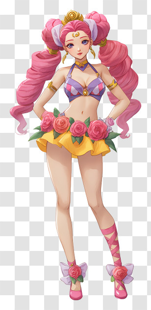 Cerecere From Sailor Moon - Rose-Themed Magical Girl Transparent PNG