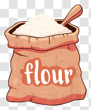 Flour Sack - Bag Of Flour Transparent PNG