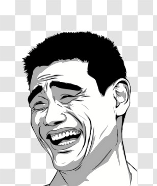 People - Laughing Man Cartoon Drawing Transparent PNG