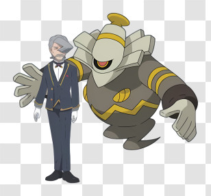 Hamber Dusknoir - Animated Character With Ghostly Figure Transparent PNG
