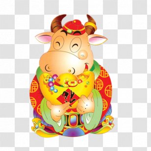 Cattle - Year Of The Horse Mascot Transparent PNG
