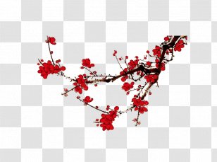 Chinese New Year Lantern Festival Clip Art - Years Eve - Plum Flower Transparent PNG