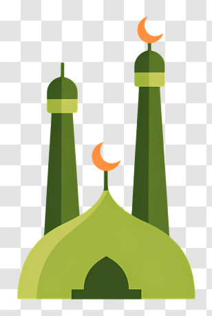 Islamic Logo - Islamic Mosque With Minarets Transparent PNG